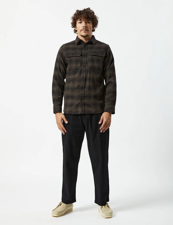 Simple | Soho Long Sleeve Shirt | Brown Check - Suzie Anderson Home