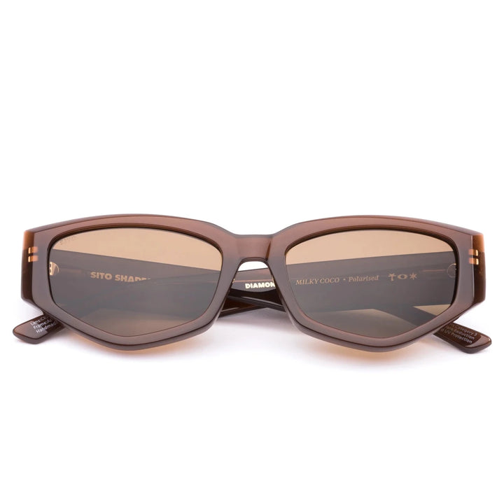 Sito | Diamond Polarised Sunglasses | Milky Coco / Brown - Suzie Anderson Home