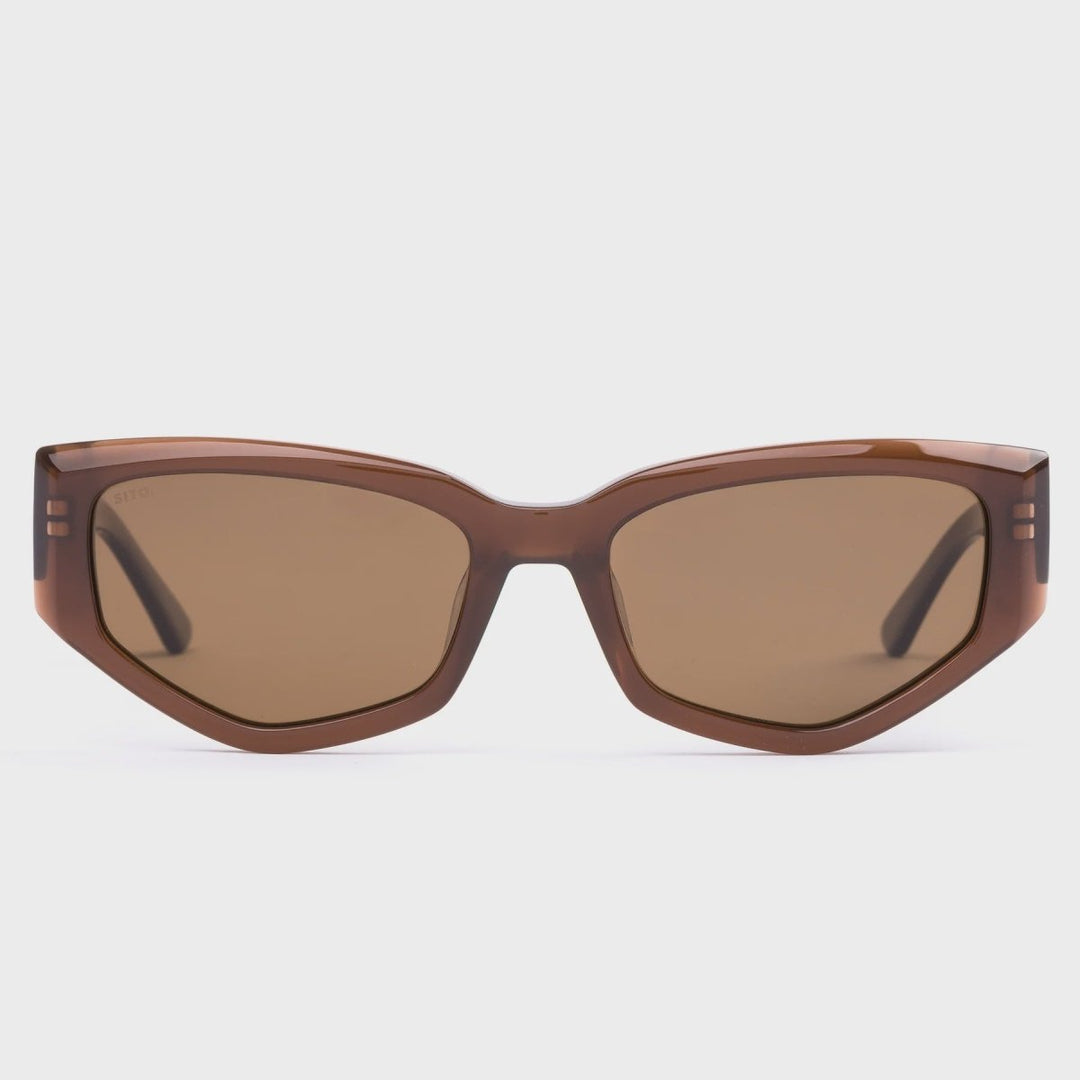 Sito | Diamond Polarised Sunglasses | Milky Coco / Brown - Suzie Anderson Home