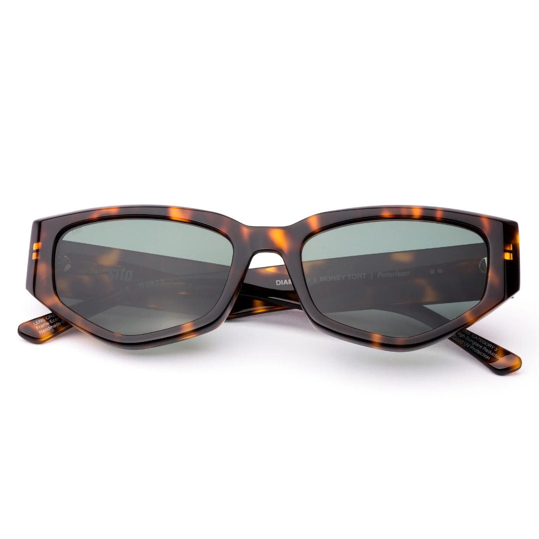 Sito | Diamond Polarised Sunglasses | Honey Tortoise/Slate Polar