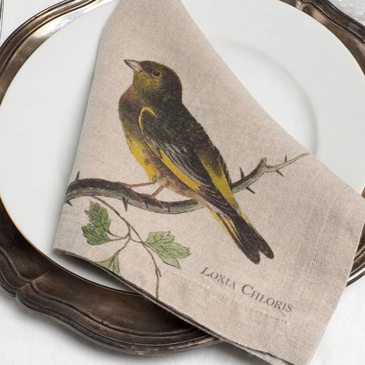 Small Birds | Linen Napkins | Set of 6 mixed - Suzie Anderson Home