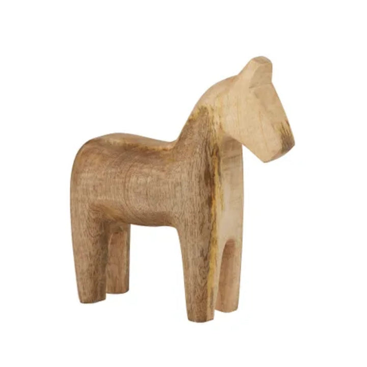 El Rancho Wood Horse Sculpture | Natural | 20cmH