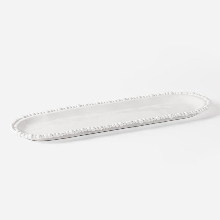 Pearl Platter 45cm | Melamine | White