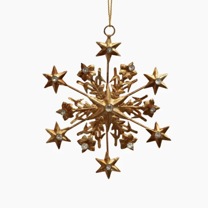 Hanging Jewelled Snowflake