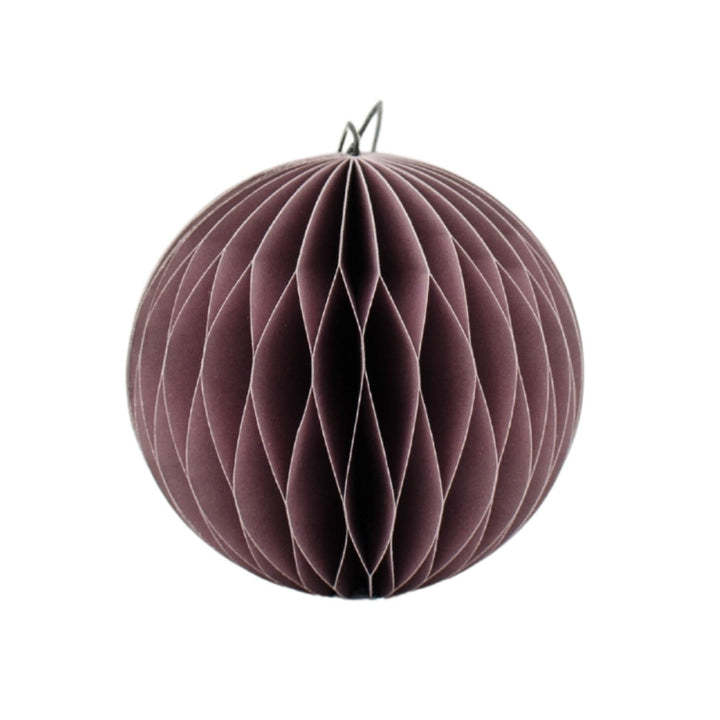Lavender Paper Sphere Ornament | 9cm