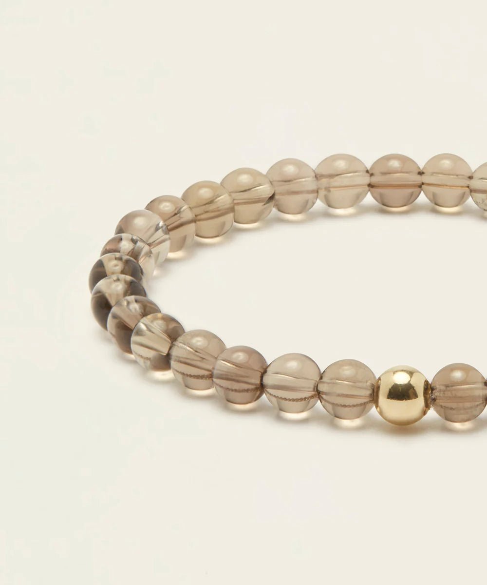 Spiritus | CALMING Light Bracelet | Smoky Quartz with 14K Gold Plate - Suzie Anderson Home