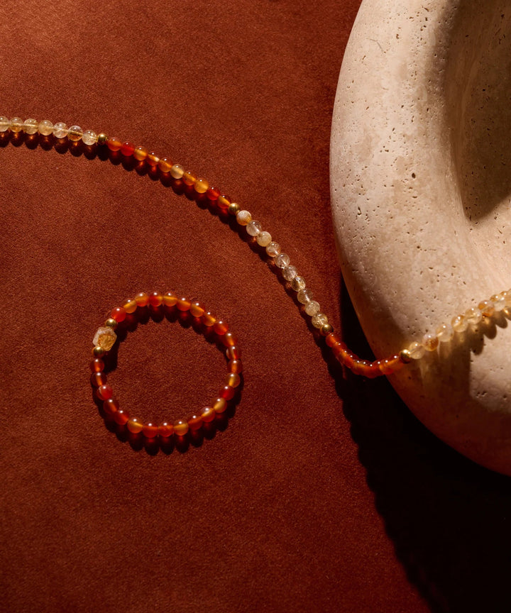 Spiritus | Fire Horse Bracelet | Citrine, Carnelian - Suzie Anderson Home