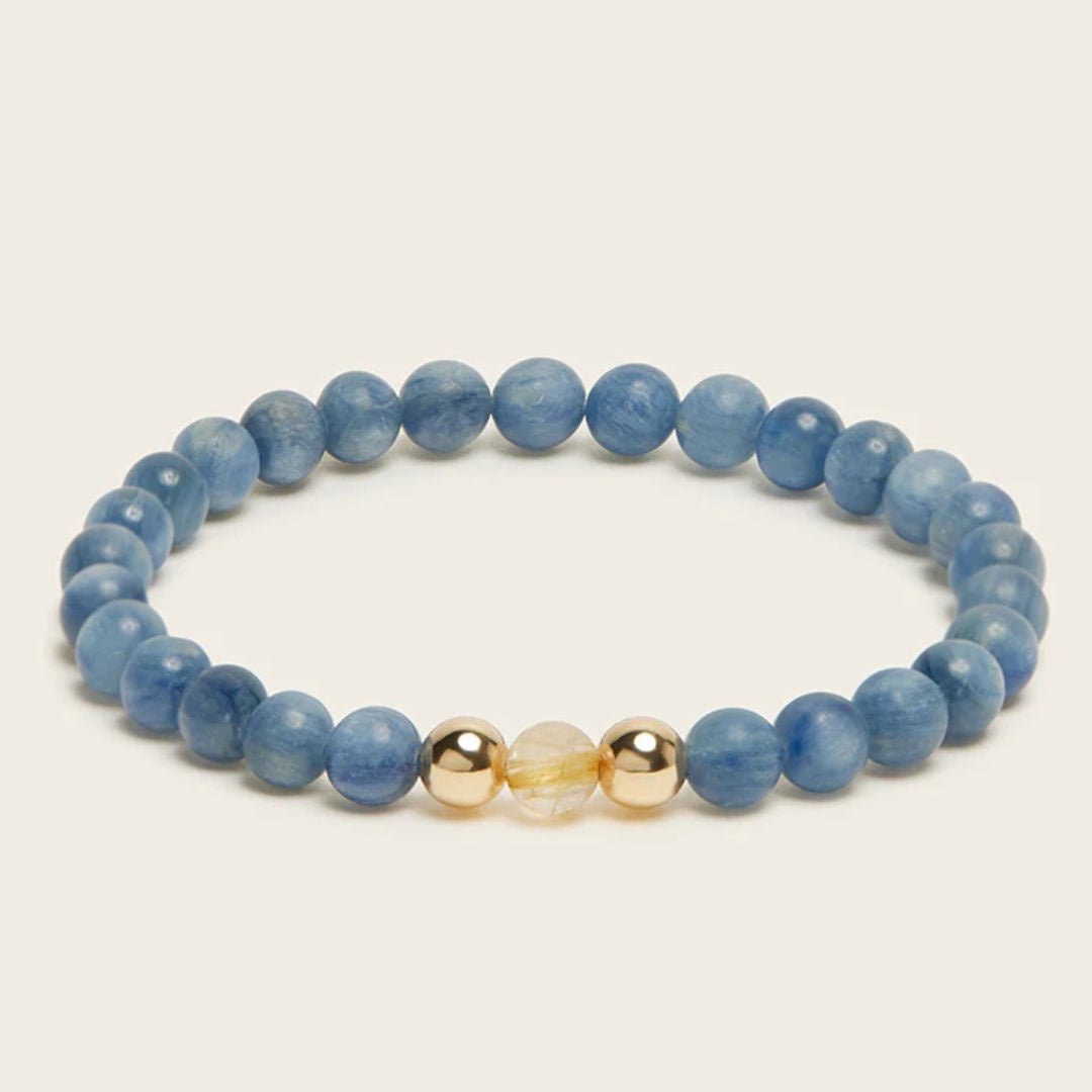 Spiritus | Inner Harmony Bracelet | Rutilated Quartz, Kyanite - Suzie Anderson Home