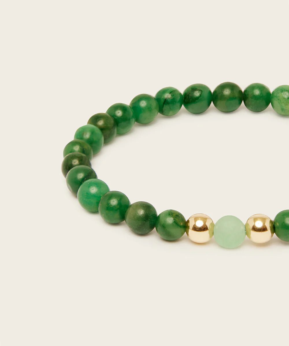 Spiritus | NEW BEGINNINGS Bracelet | Aventurine, African Jade - Suzie Anderson Home