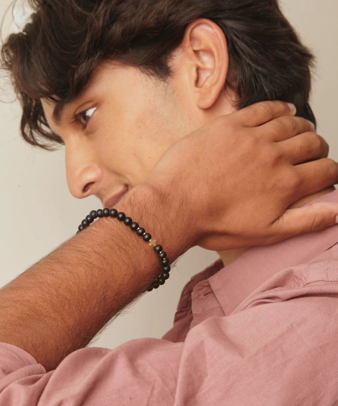 Spiritus | PROTECTION Bracelet | Back Onyx with 14K Gold Plate - Suzie Anderson Home