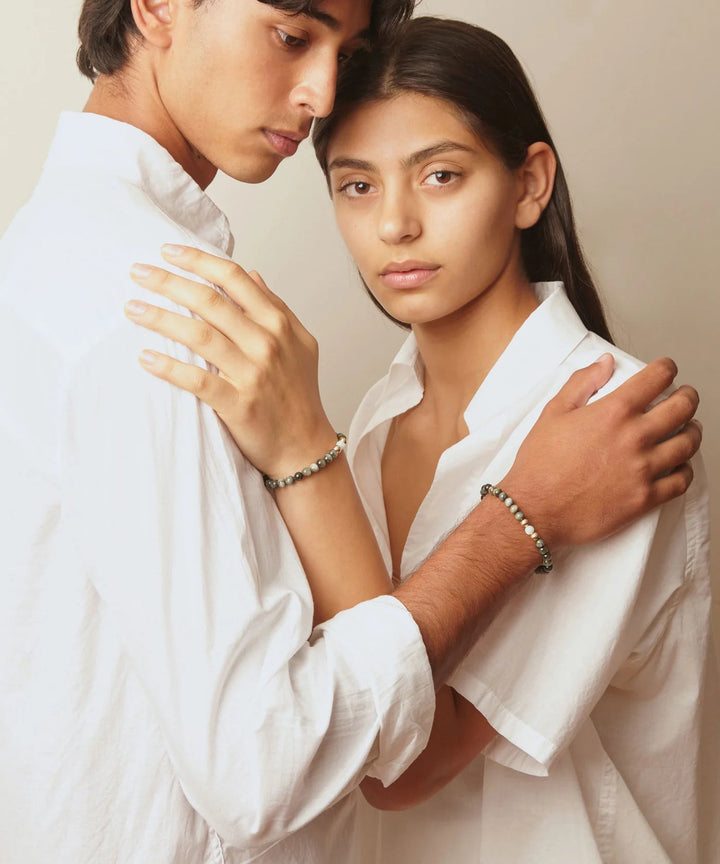 Spiritus | PROTECTION Bracelet | Back Onyx with 14K Gold Plate - Suzie Anderson Home