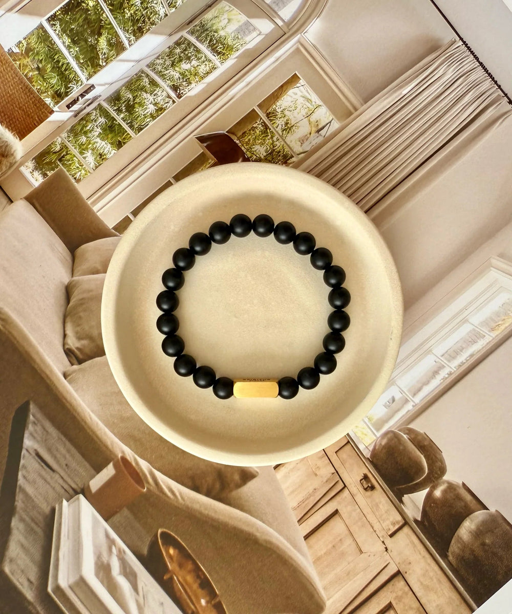 Spiritus | RESILIENCE Bracelet with Onyx - Suzie Anderson Home