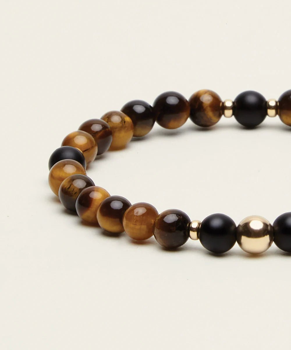 Spiritus | UNIVERSAL INSPIRATION Bracelet | Tigers Eye, Onyx - Suzie Anderson Home