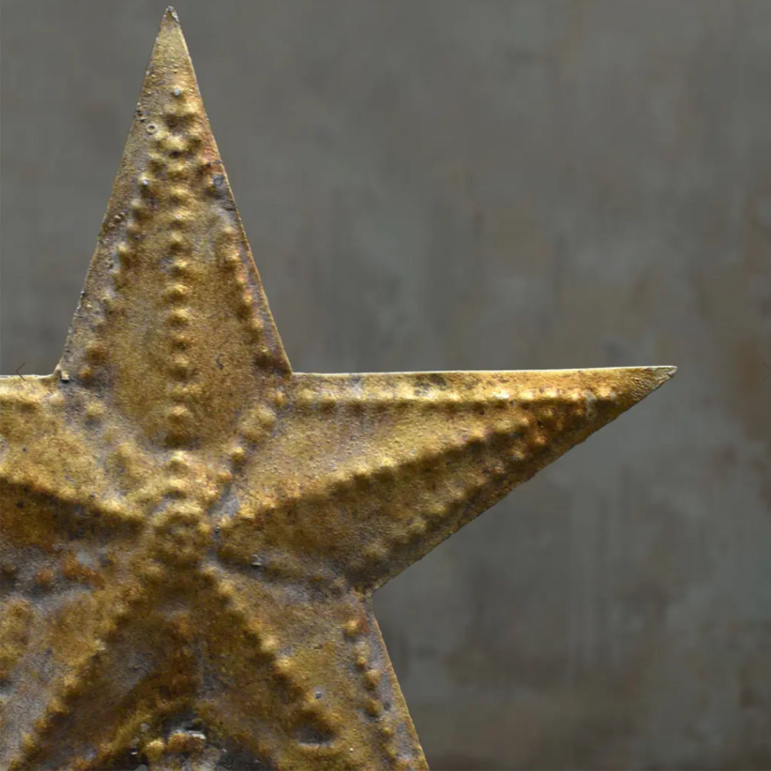 Celestial Antiqued Gold Star | Large 55cmH
