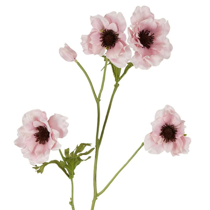 Faux Anenome Stem | 90cm Pink