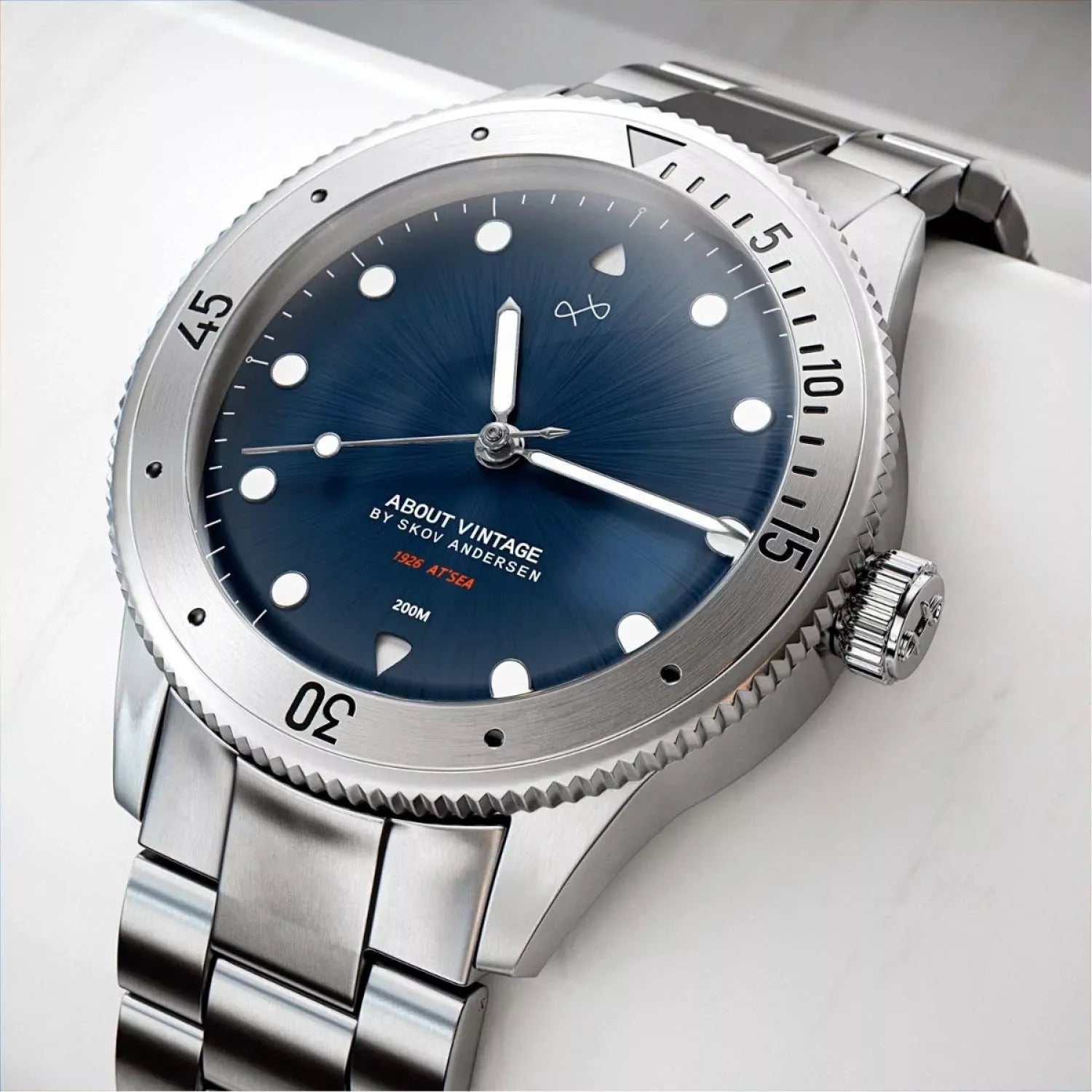 1926 At Sea Watch | Steel/Steel Blue (not for under water use