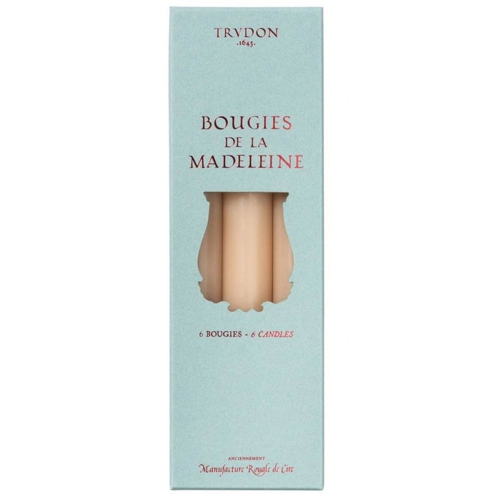 Trudon | Madeleine 6pk Taper Candle | Stone