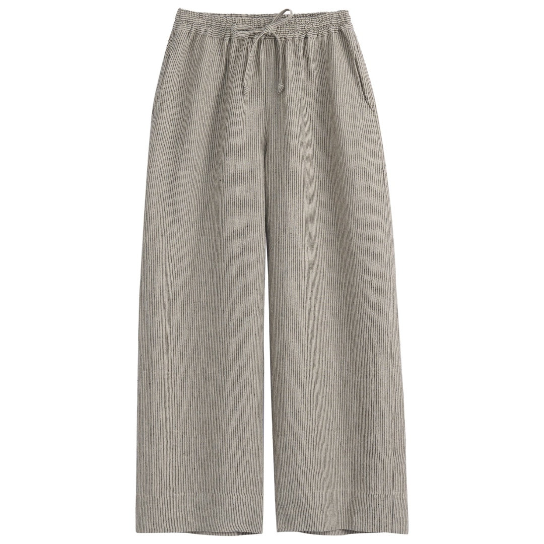 Bypias | Mallorca Linen Pant | Pinstripe