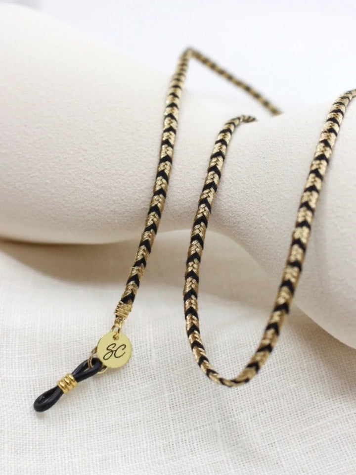 Sunglasses Chain | Gynco Black Gold - Suzie Anderson Home