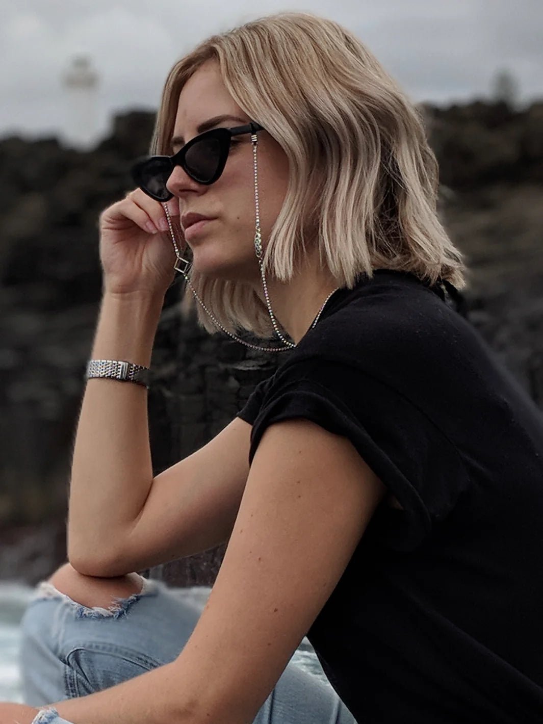 Sunglasses Chain | Isabella Silver - Suzie Anderson Home