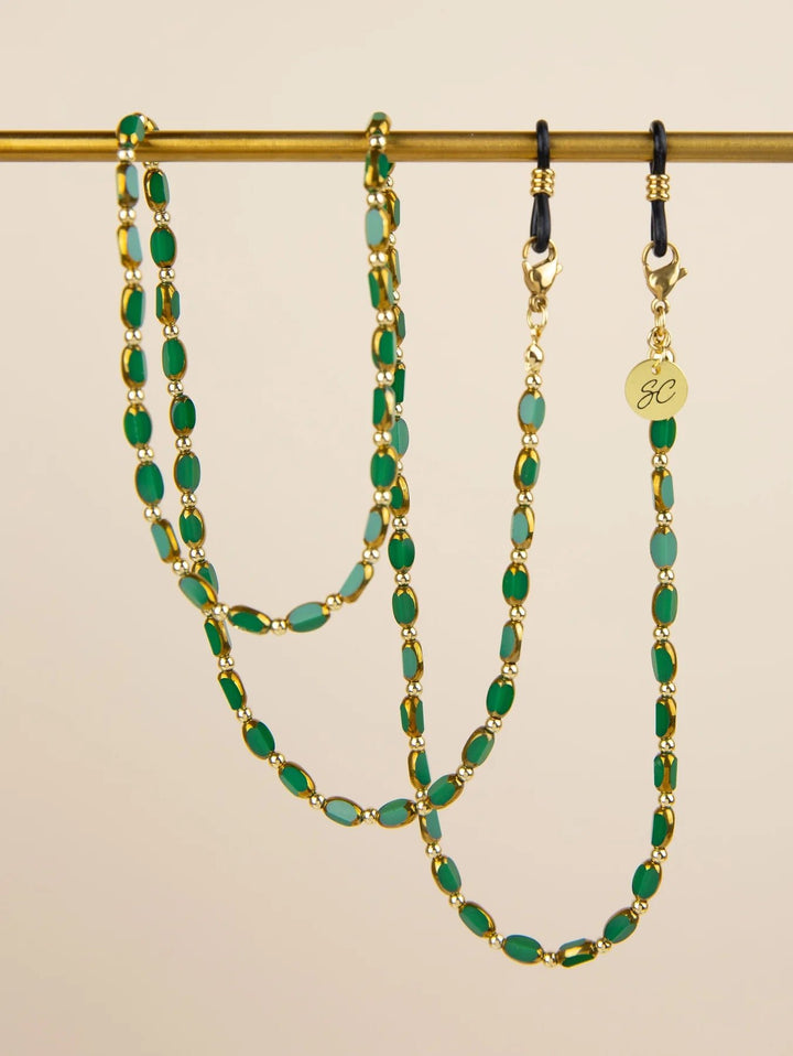 Sunglasses Chain | Sam Green Gold - Suzie Anderson Home