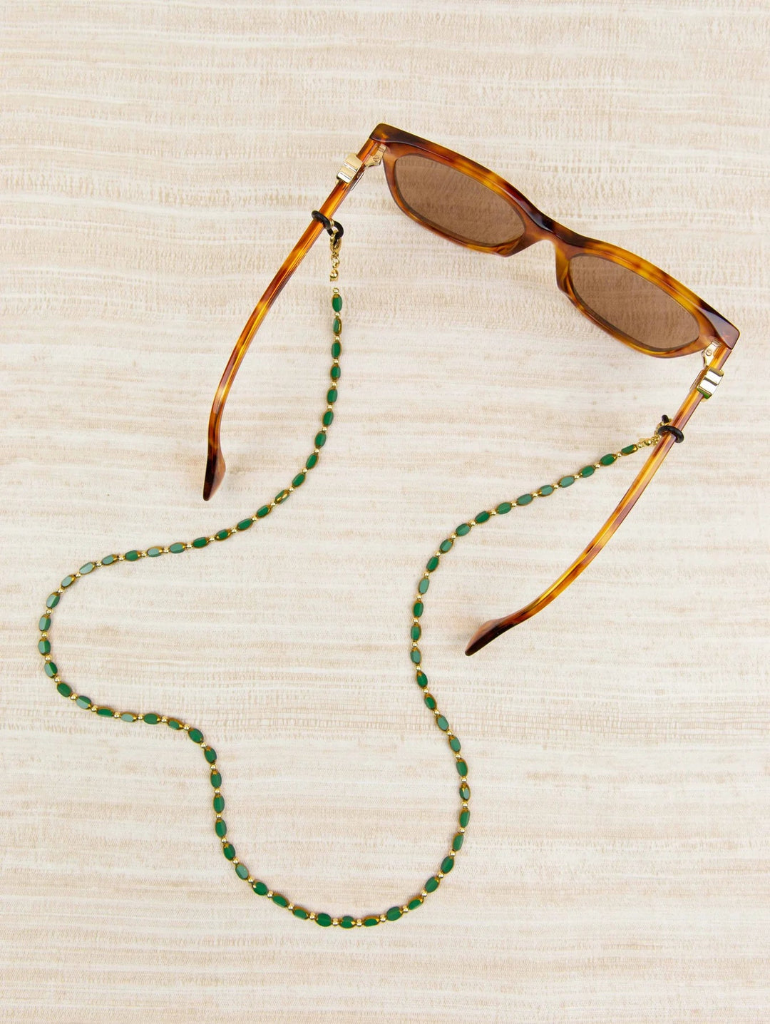 Sunglasses Chain | Sam Green Gold - Suzie Anderson Home