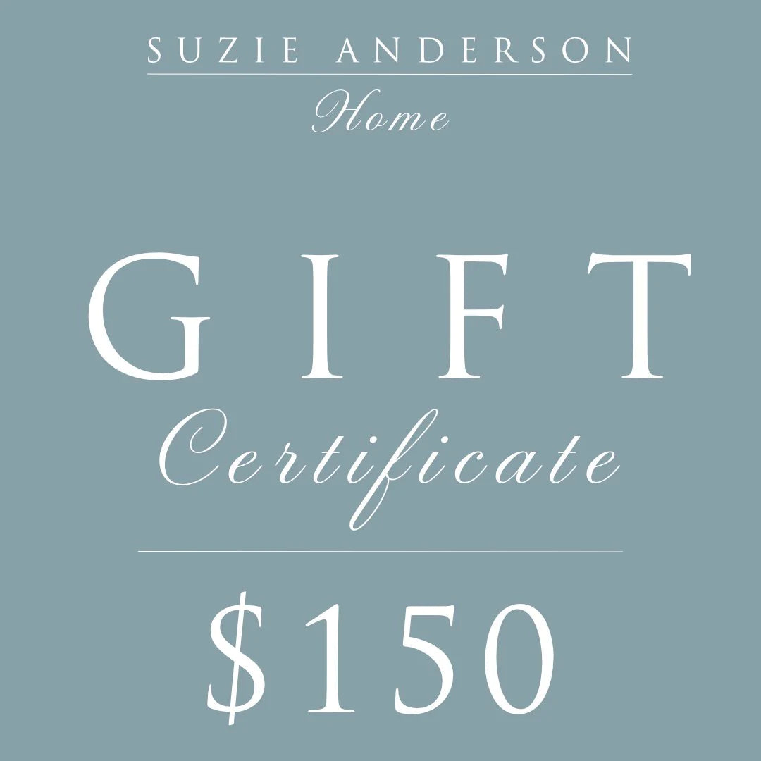 Suzie Anderson Home Digital Gift Card | FOR IN-STORE USE-Suzie Anderson Home