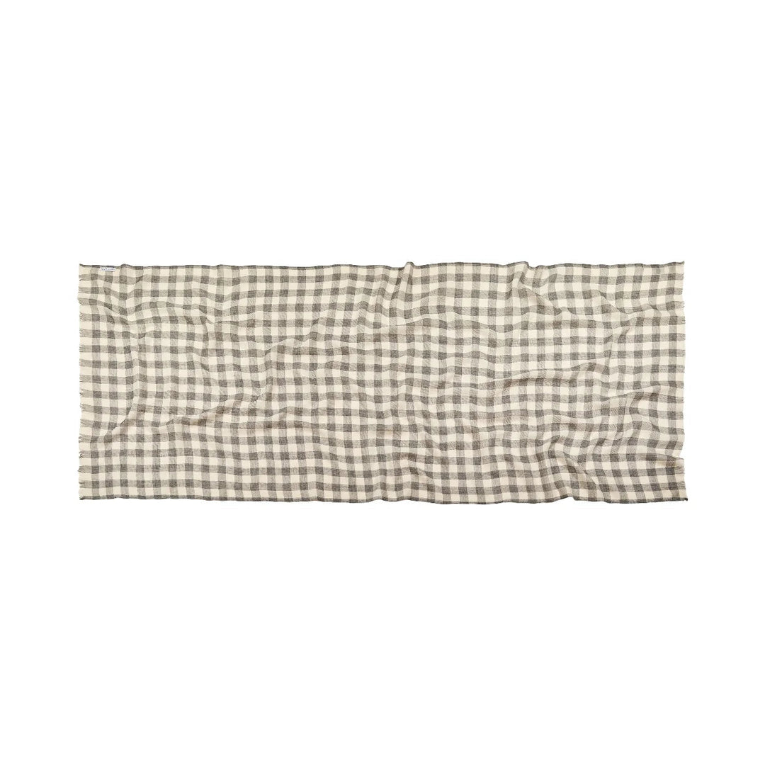Sylvie Merino Wool Scarf – Grey | 70 x 180 cm - Suzie Anderson Home
