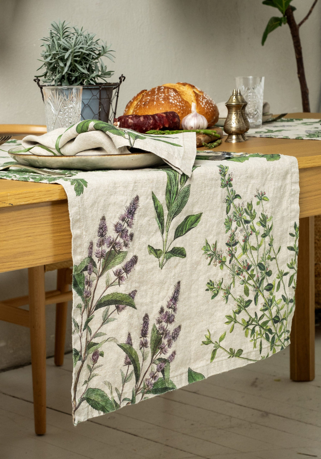 Table Runner | Fine Herbs | 48x136cm - Suzie Anderson Home