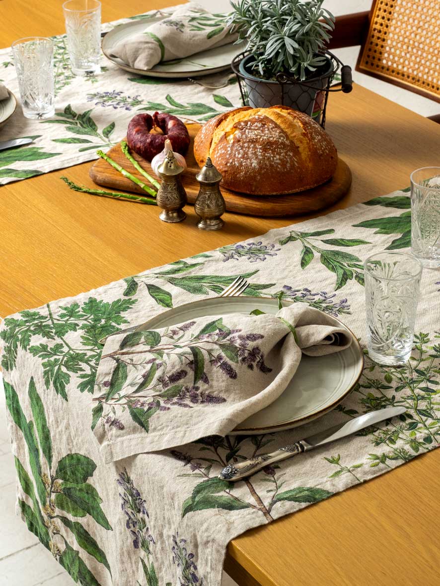 Table Runner | Fine Herbs | 48x136cm - Suzie Anderson Home