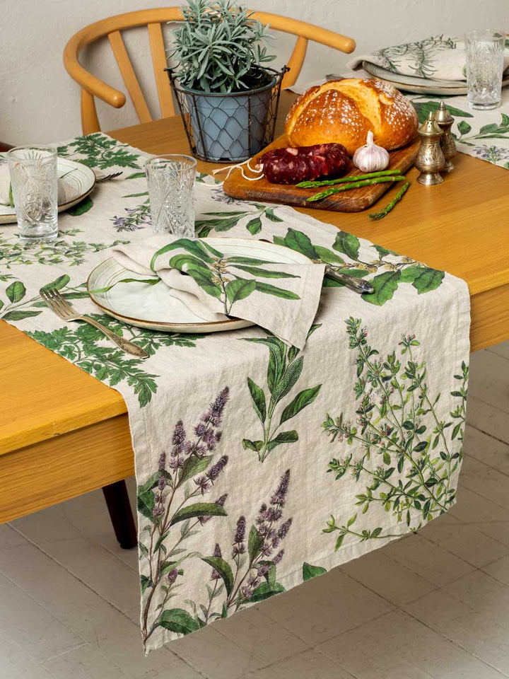 Table Runner | Fine Herbs | 48x136cm - Suzie Anderson Home