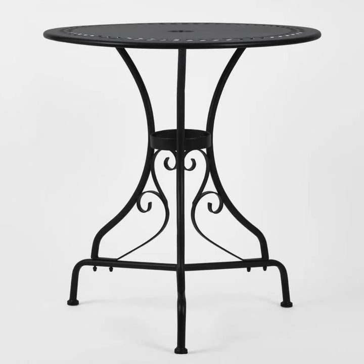 Bella Round Outdoor Table 70cm | Black