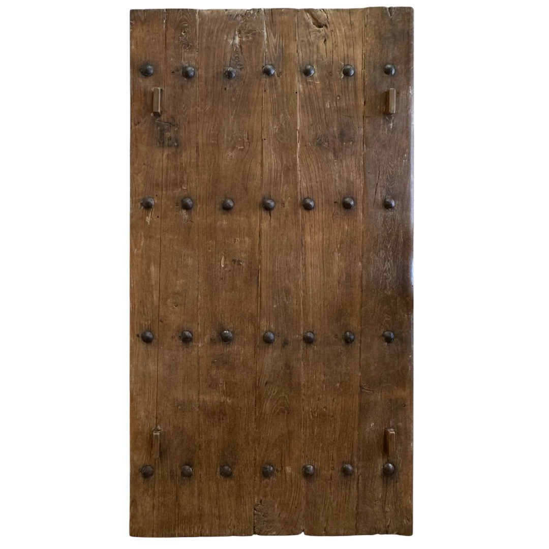 Vintage Indian Coffee Table | Reclaimed Studded Old Door | W172 x D95 x H44cm