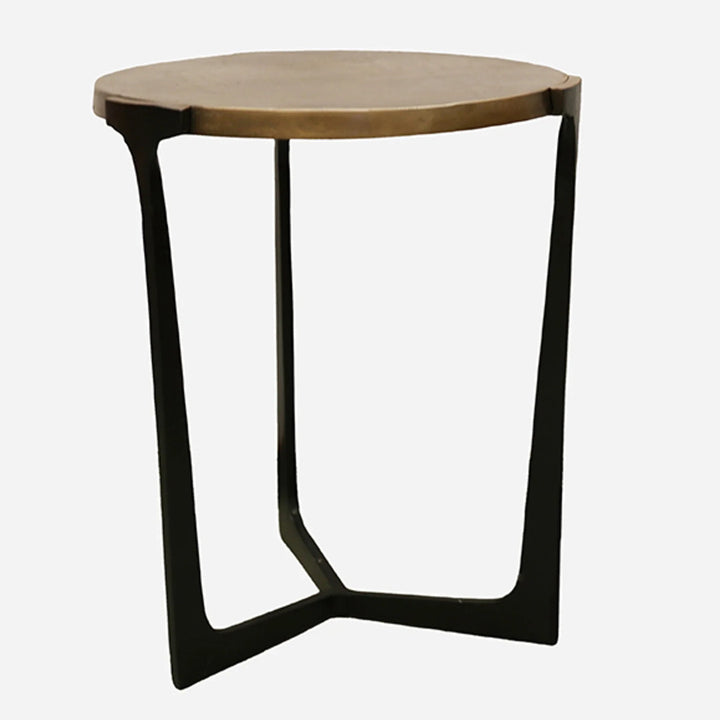Kesha Side Table | Antique Brass &amp; Bronze | W41 x H50cm