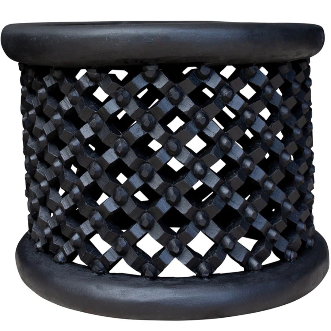 Bamileke Table | Black | approx W40cm