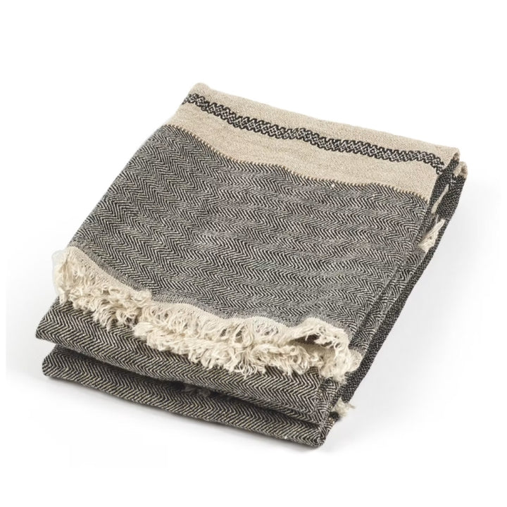 The Belgian Linen Towel Small Fouta | Libeco | Tack Stripe