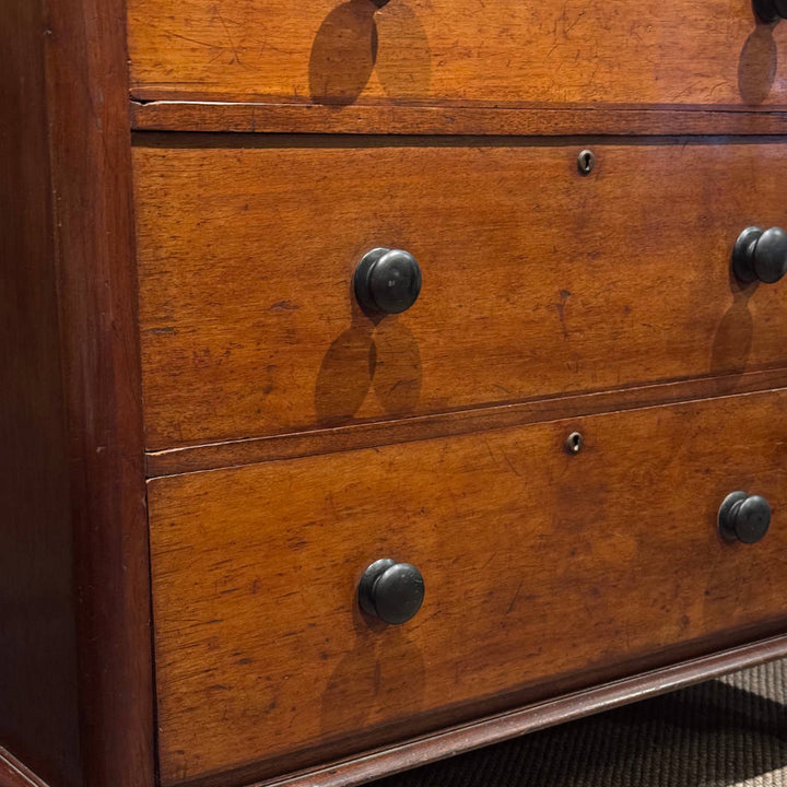 Victorian 19th Century Antique Cedar Tall Boy