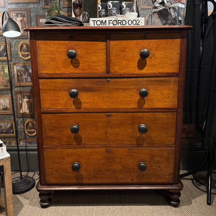 Victorian 19th Century Antique Cedar Tall Boy