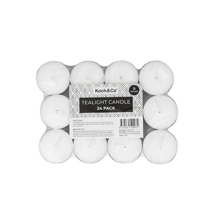 Tealights | 9 Hour Burn | Pack of 24