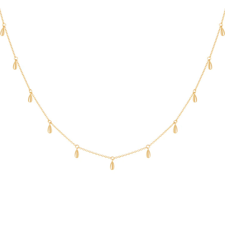 Tear Drop Choker | 18K Gold Plate