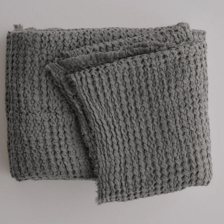 Flocca Linen Blanket | Tempest | 230x260cm