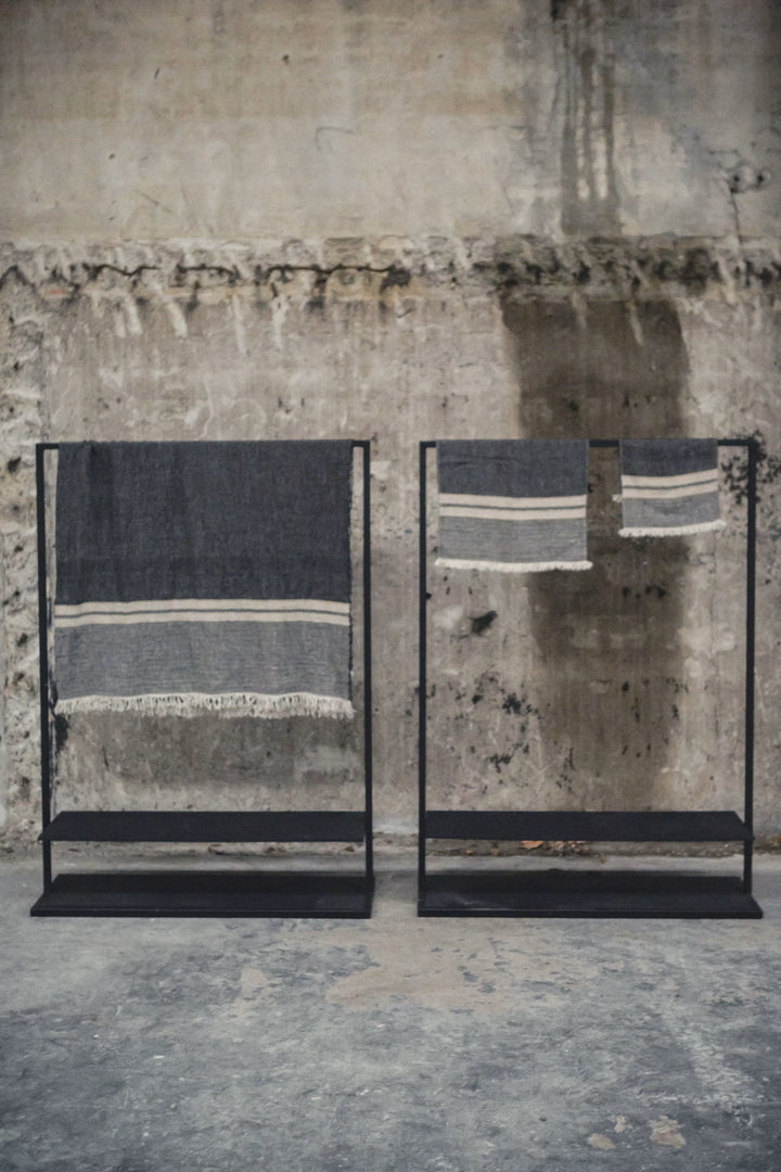 The Belgian Linen Towel Small Fouta | Libeco | Tack Stripe