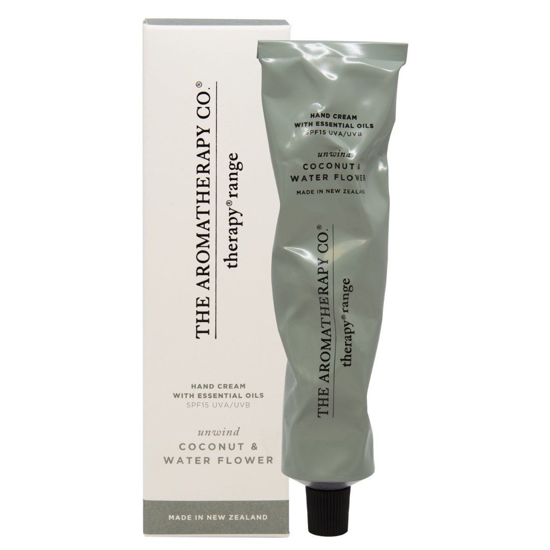 Therapy Hand Cream UNWIND 75ml | Coconut & Water Flower - Suzie Anderson Home
