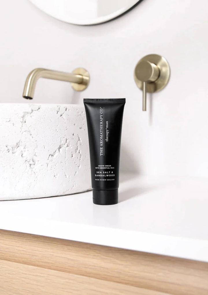 Therapy® Man Shaving Cream | Sea Salt &amp; Sandalwood - Suzie Anderson Home