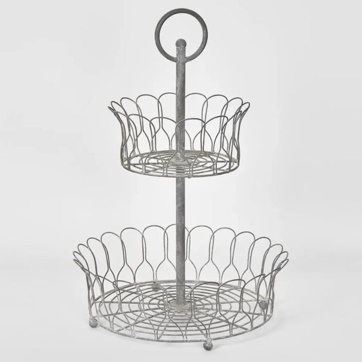 Maddy Two Tiered Looped Stand | H57cm