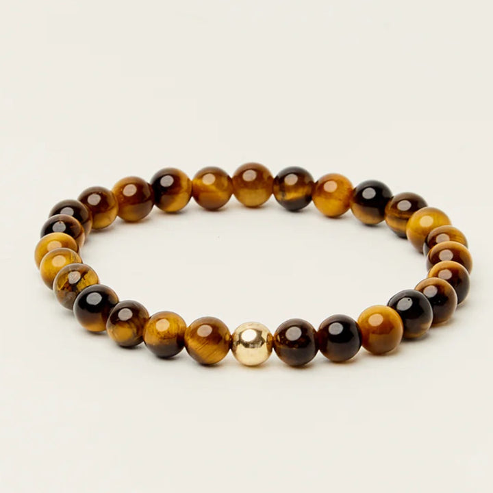 Spiritus | MANIFESTATION Bracelet | Tigers Eye w 14K Gold Plate