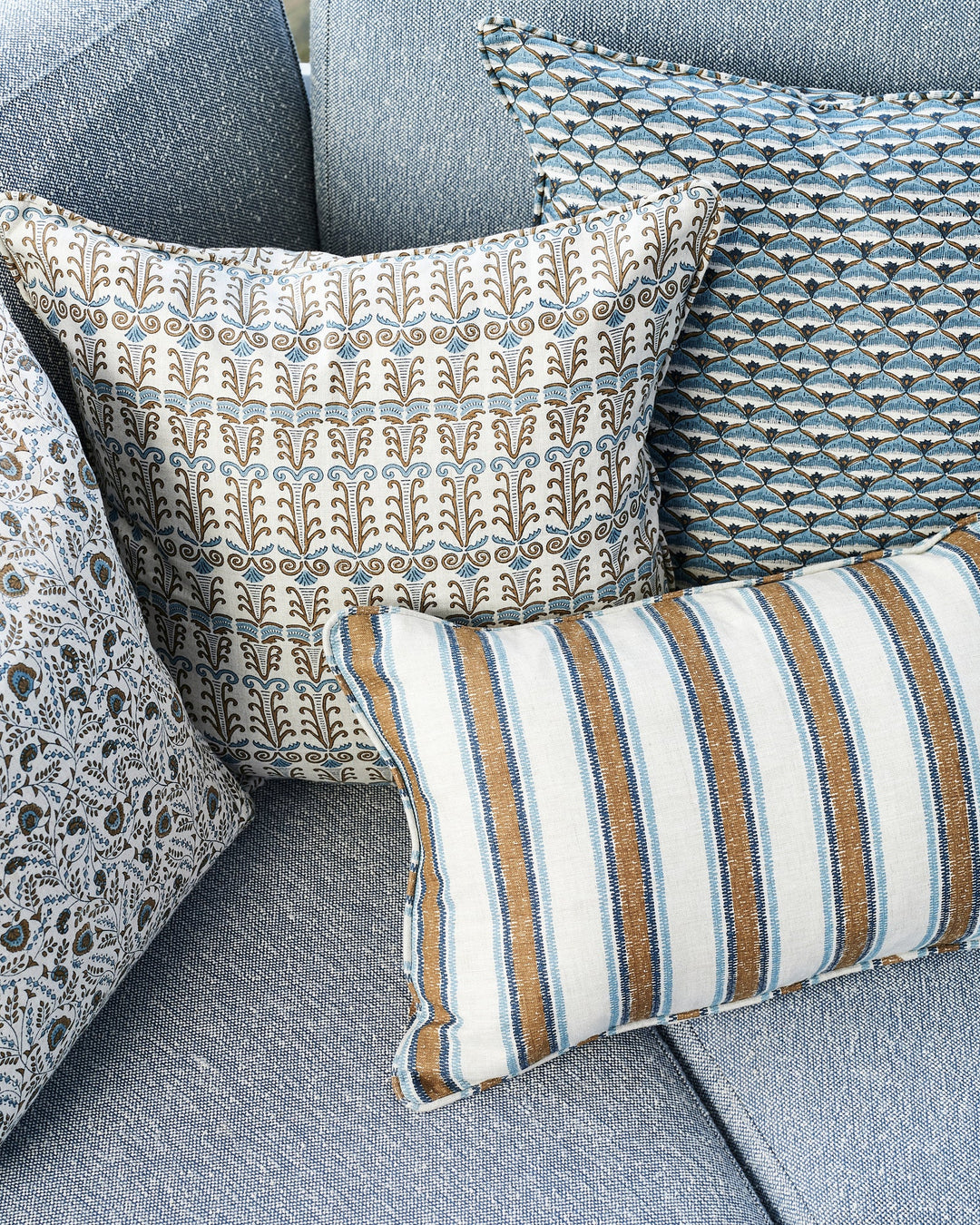 Lido Tobacco Cushion & Insert | 35x55cm