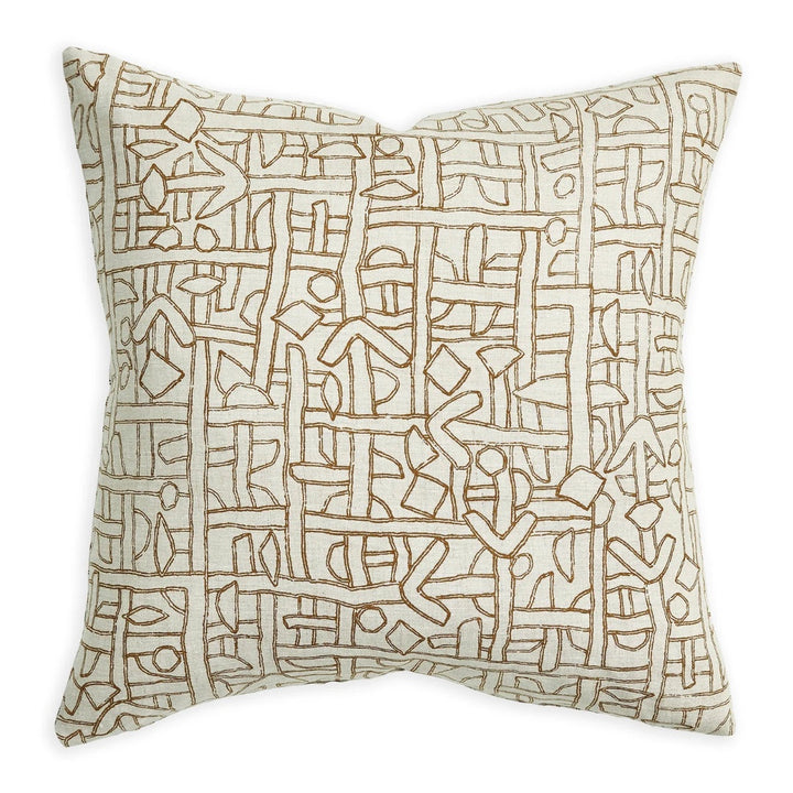 Zaire Tobacco Cushion & Insert | 50x50cm