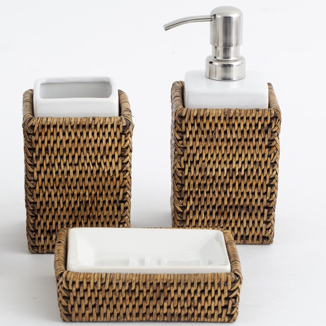 Rattan Togo Woven Handpump | Flamant Belgium