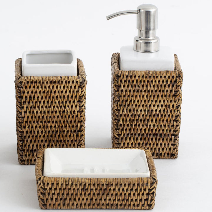 Rattan Togo Woven Handpump | Flamant Belgium